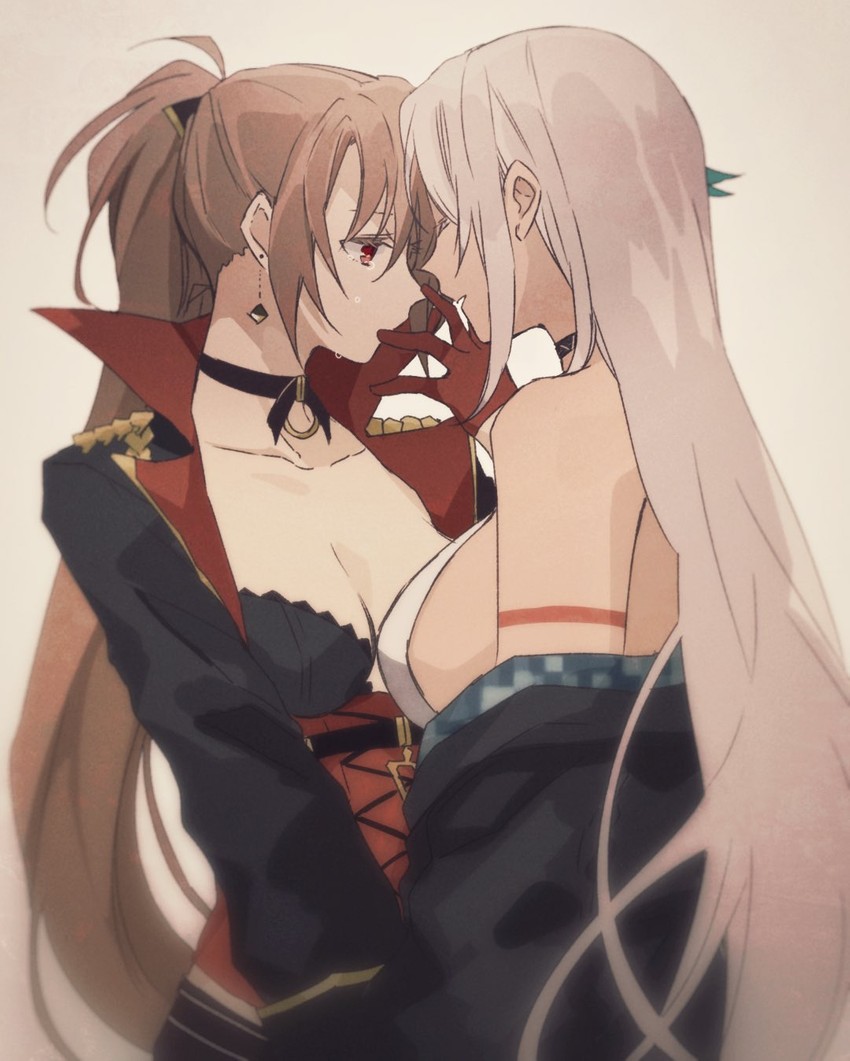 jean bart and massachusetts (azur lane) drawn by amazuki_jou