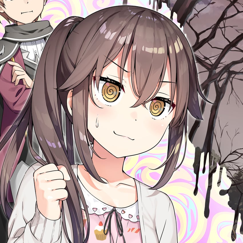 otonari-san and abaddon (sasaki to p-chan) drawn by kantoku