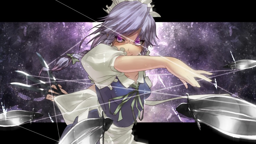 izayoi sakuya (touhou) drawn by 1g_no_izumi