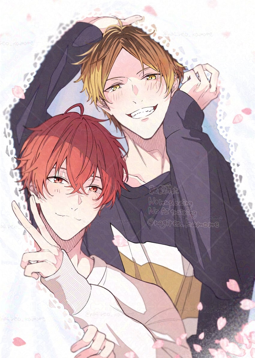 satou mafuyu and kashima hiiragi (given) drawn by nagireo_kamome