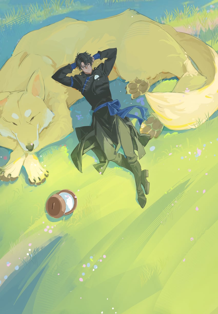 yoo joonghyuk and biyoo (omniscient reader's viewpoint) drawn by tack_ka_2_0