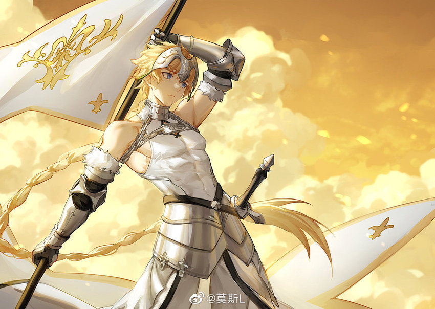 jeanne d'arc (fate and 2 more) drawn by mosi_l