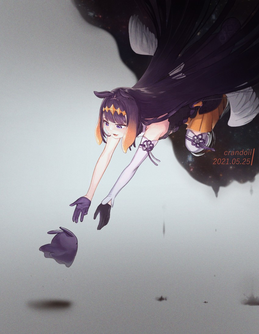 ninomae ina'nis and takodachi (hololive and 1 more) drawn by crandoii