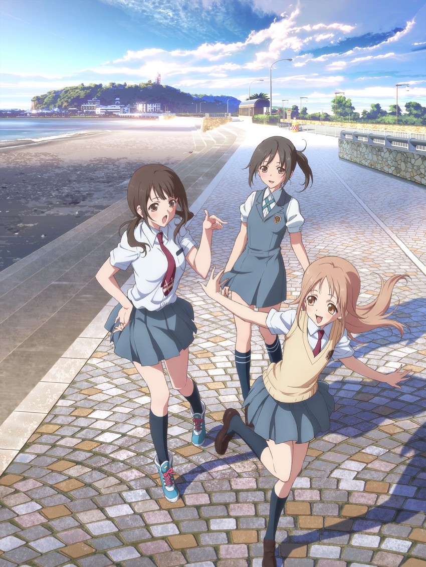 okita sawa, miyamoto konatsu, and sakai wakana (tari tari) drawn by sekiguchi_kanami