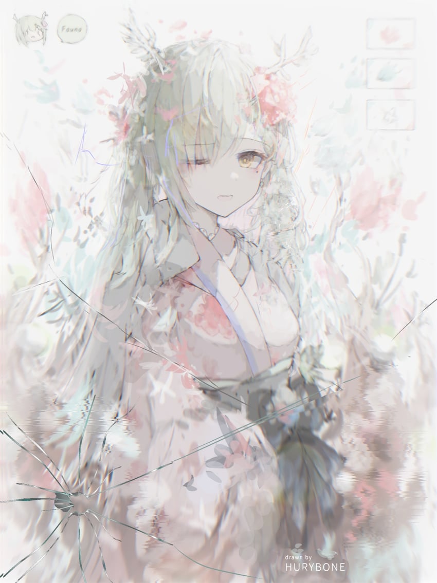 ceres fauna (hololive and 1 more) drawn by hurybone
