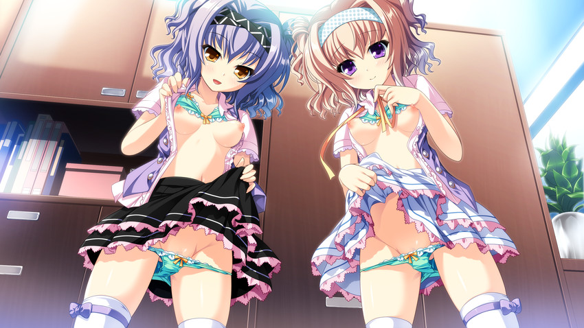 shirakusa ibuki and shirakusa mebae (cocoro@function!) drawn by hinata_momo