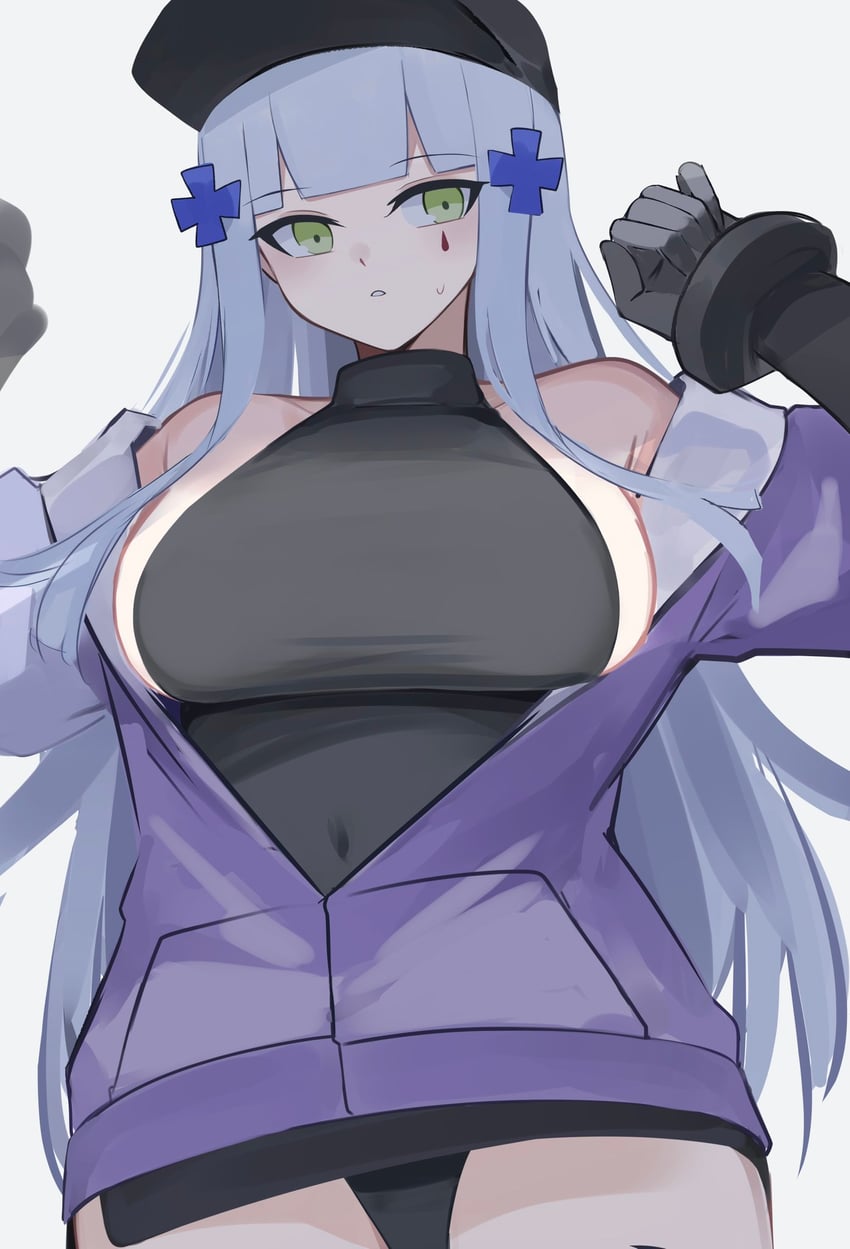 hk416 and klukai (girls' frontline and 1 more) drawn by ubah