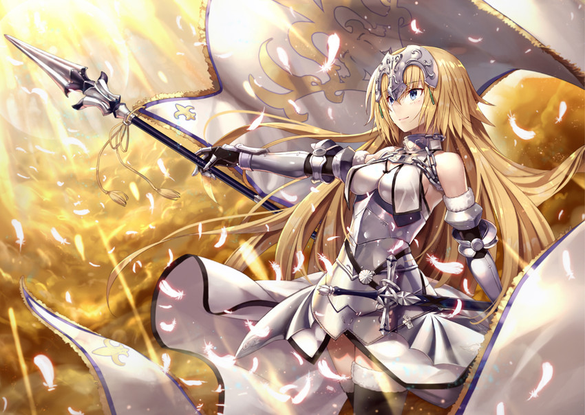 jeanne d'arc (fate and 1 more) drawn by gabiran