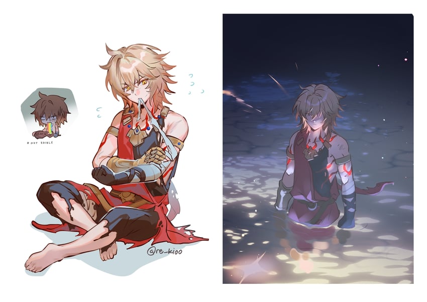 mydei (honkai and 1 more) drawn by re_kio