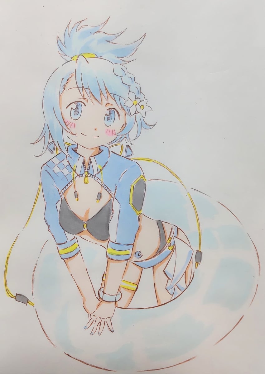 miki sayaka (mahou shoujo madoka magica and 1 more) drawn by dxckhpzfcc6t2lo