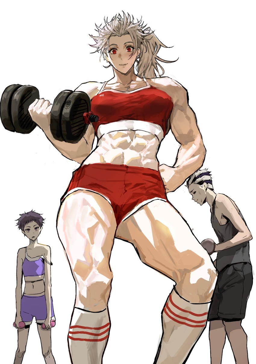 noi, ebisu, and fujita (dorohedoro) drawn by park_ongjol