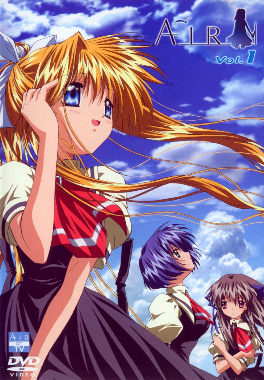 kamio misuzu, toono minagi, and kirishima kano (air) drawn by aratani_tomoe