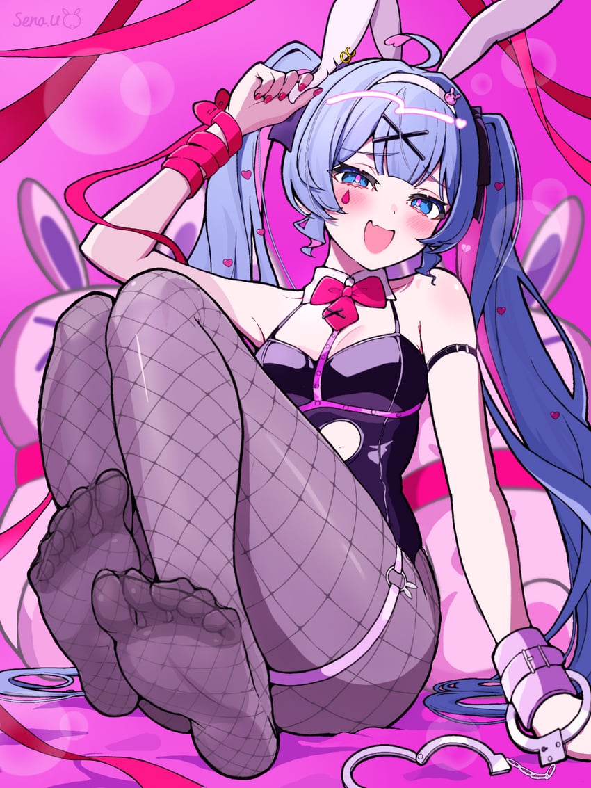 hatsune miku (vocaloid and 1 more) drawn by uzuki_sena