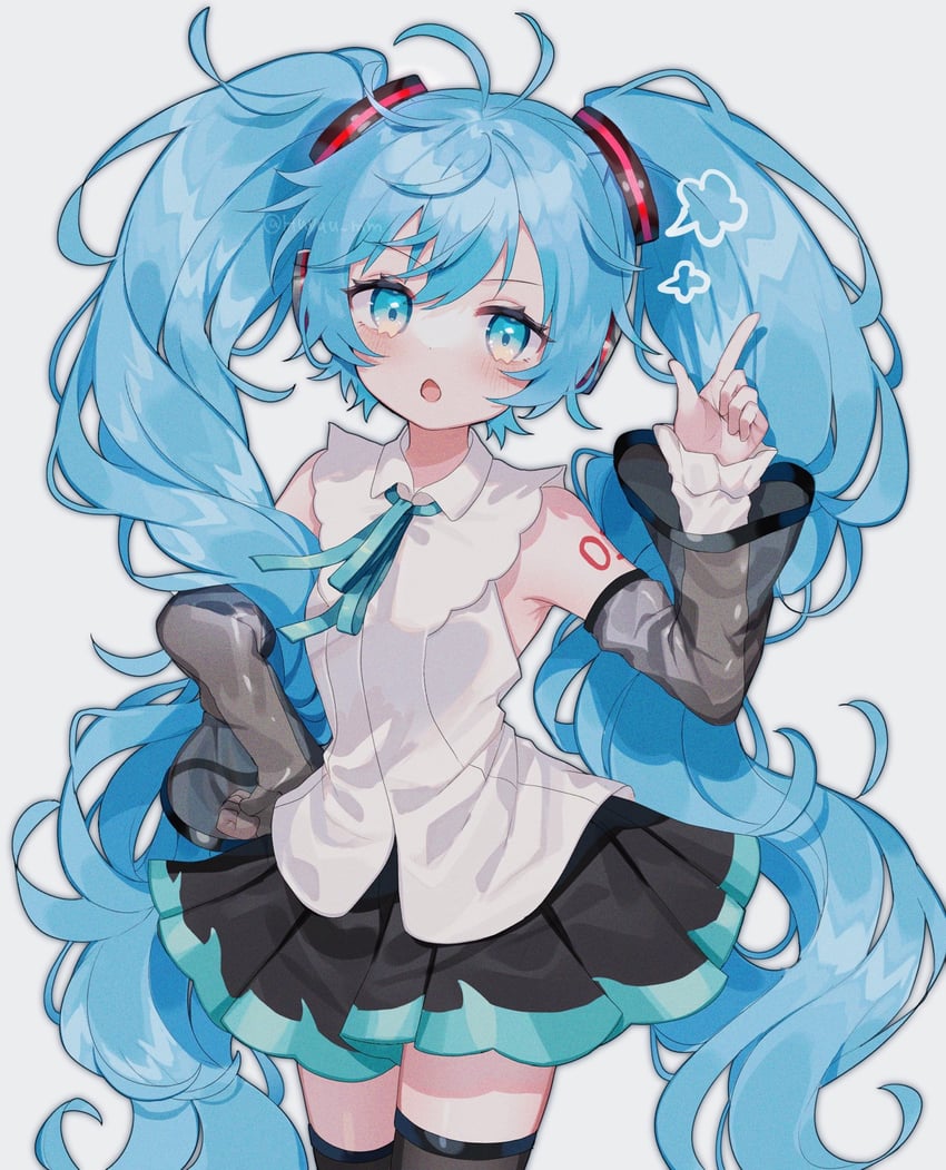 hatsune miku (vocaloid and 1 more) drawn by fuinagi_(huyuu_mm)