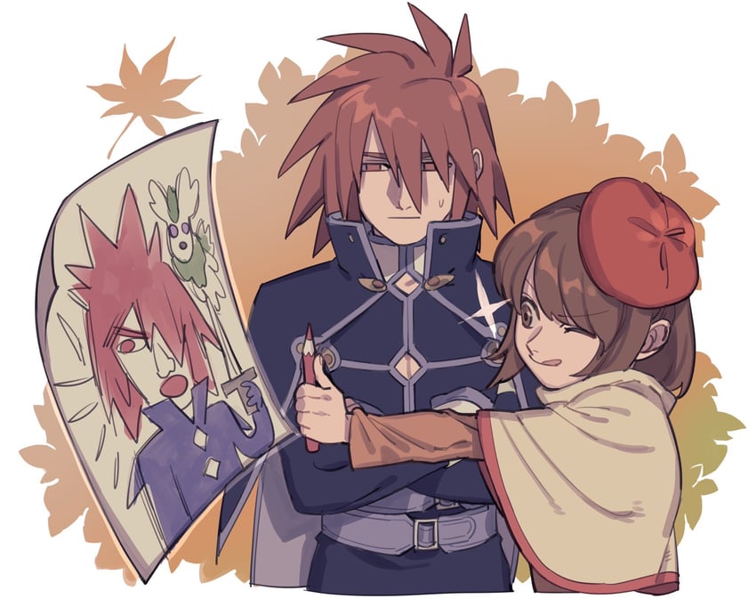 kratos aurion and anna irving (tales of and 1 more) drawn by hcmc3163