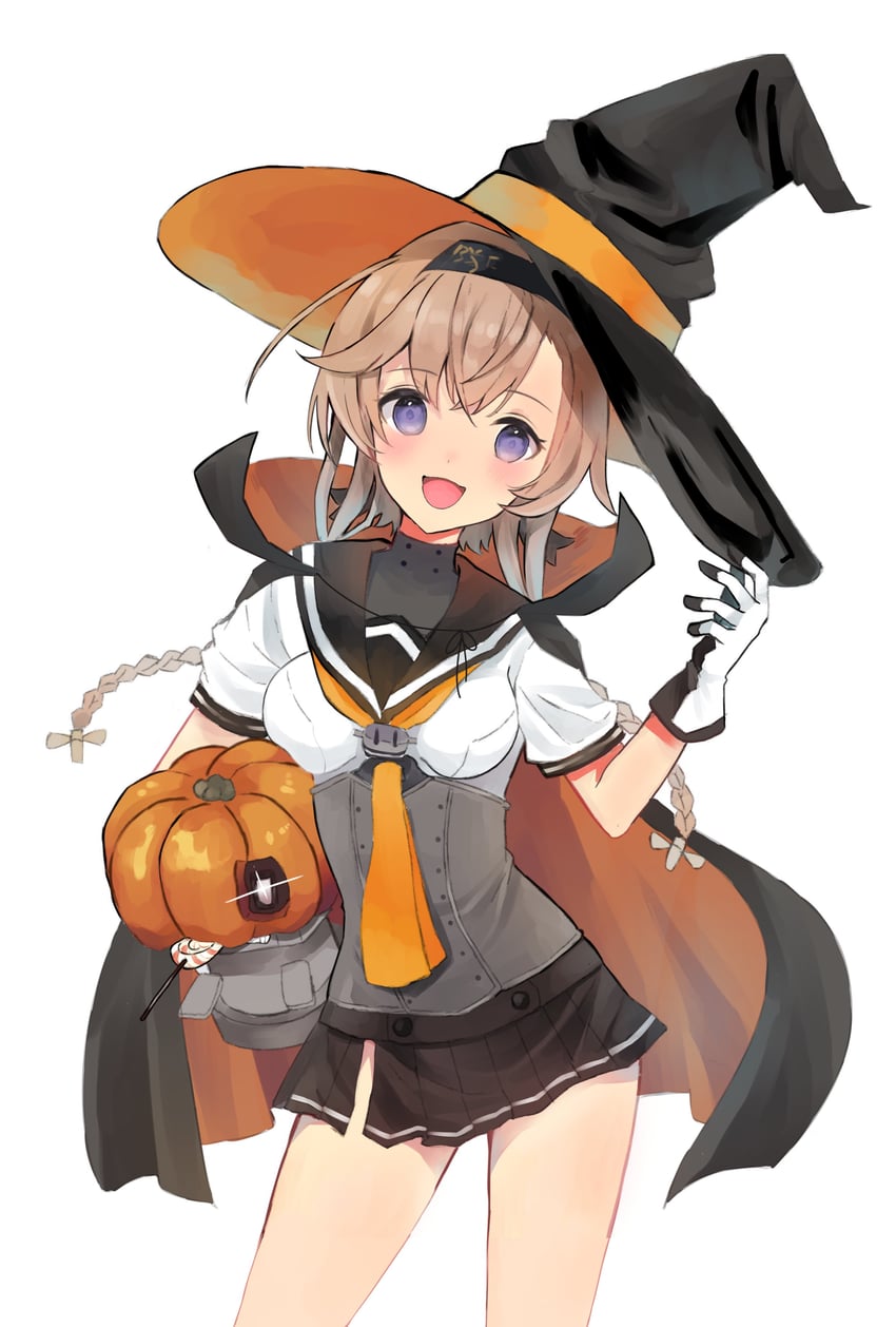 teruzuki and chou-10cm-hou-chan (kantai collection) drawn by fujiyama_ichiha