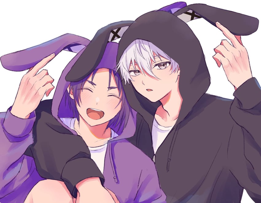 nagi seishirou and mikage reo (blue lock) drawn by iosi2xxx