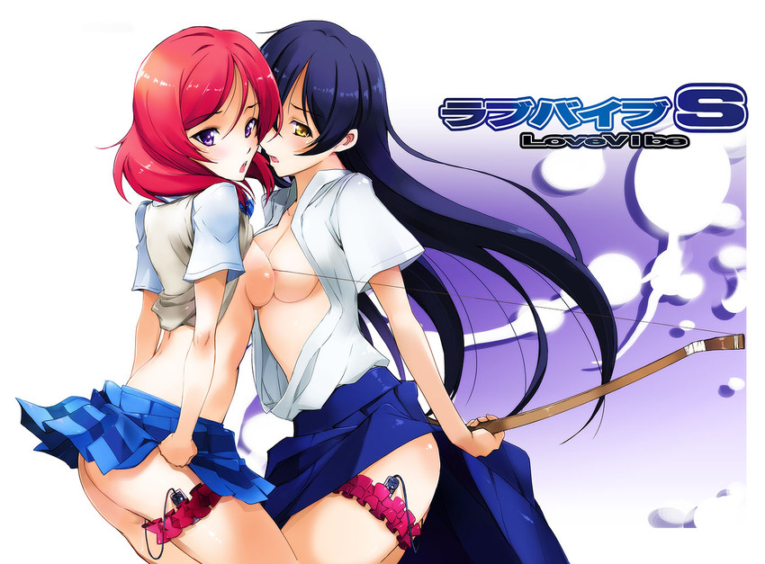 nishikino maki and sonoda umi (love live! and 1 more) drawn by nagare_hyougo
