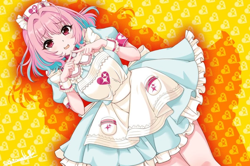 yumemi riamu (idolmaster and 2 more) drawn by aizawahiroshi
