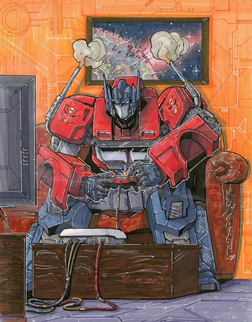 optimus prime (transformers and 1 more) drawn by alex_milne