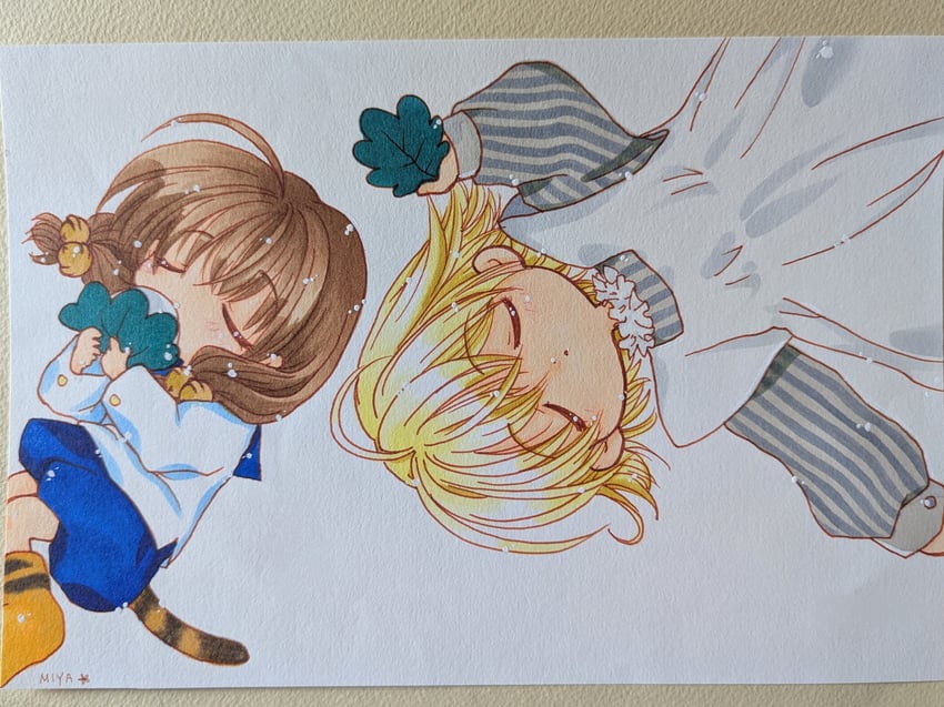 puchiko and piyoko (di gi charat) drawn by miya._(pixiv_104205050)