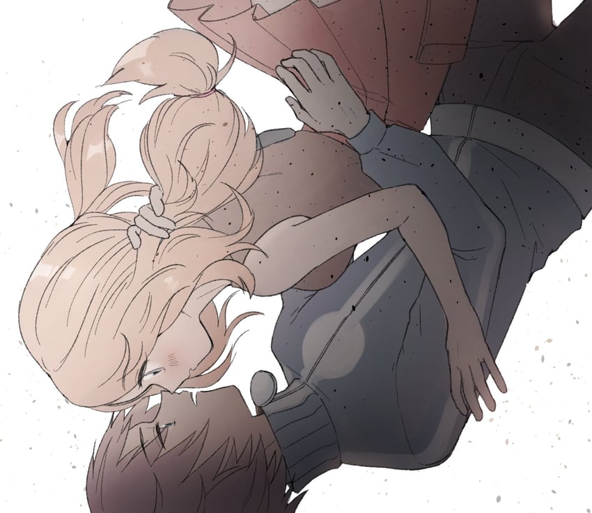 serena and calem (pokemon and 1 more) drawn by hiryoou