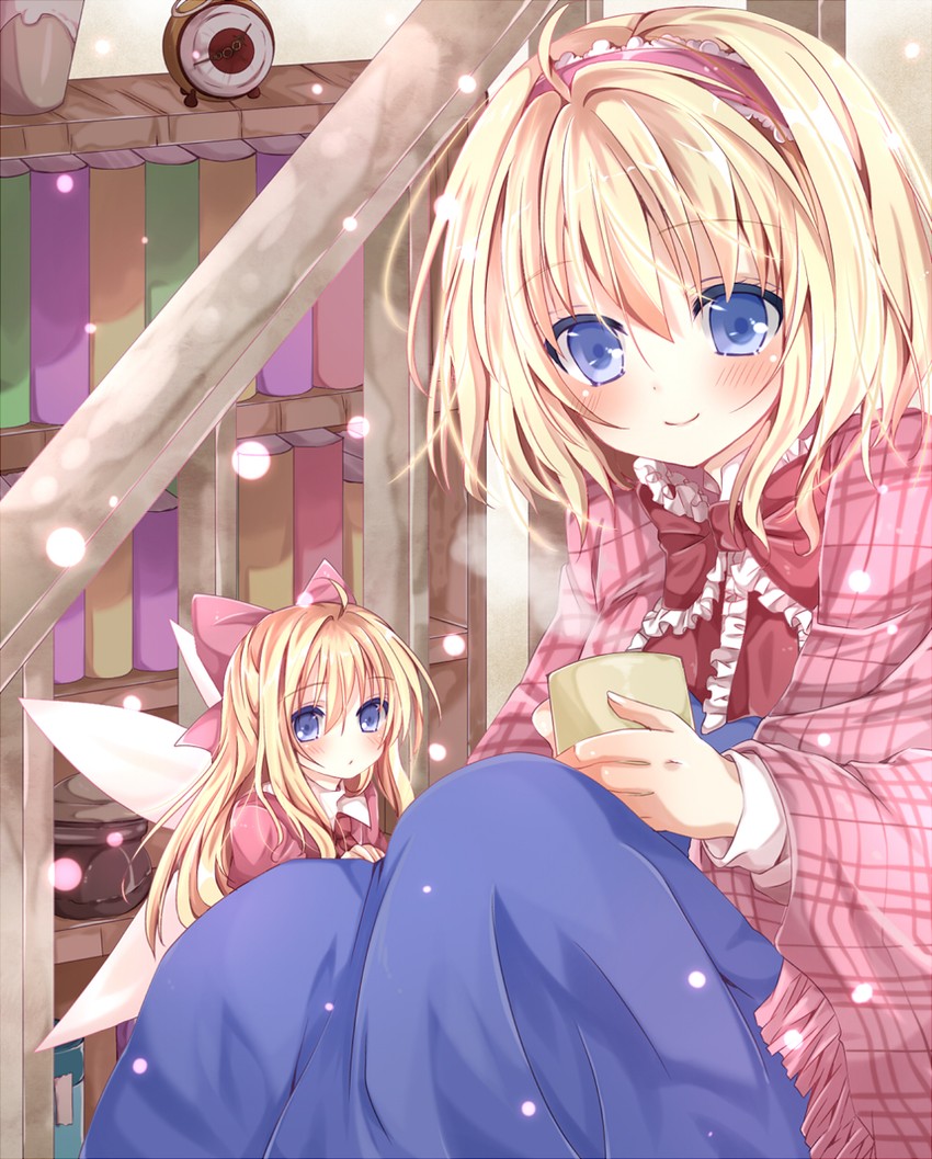 alice margatroid and shanghai doll (touhou) drawn by nanase_nao