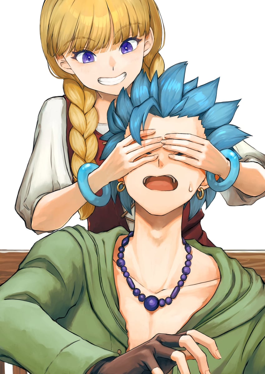 camus and veronica (dragon quest and 1 more) drawn by senzirou