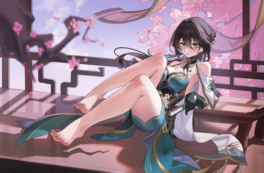 ruan mei (honkai and 1 more) drawn by kaliliyu17524