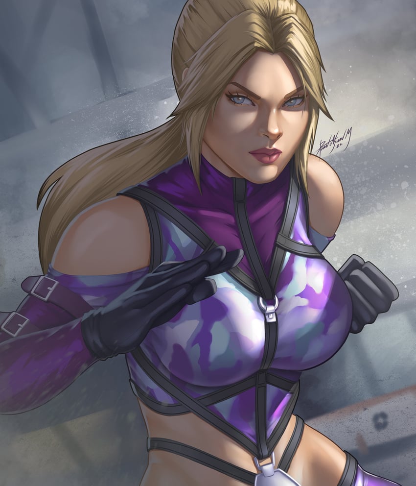 nina williams (tekken) drawn by dalejomej