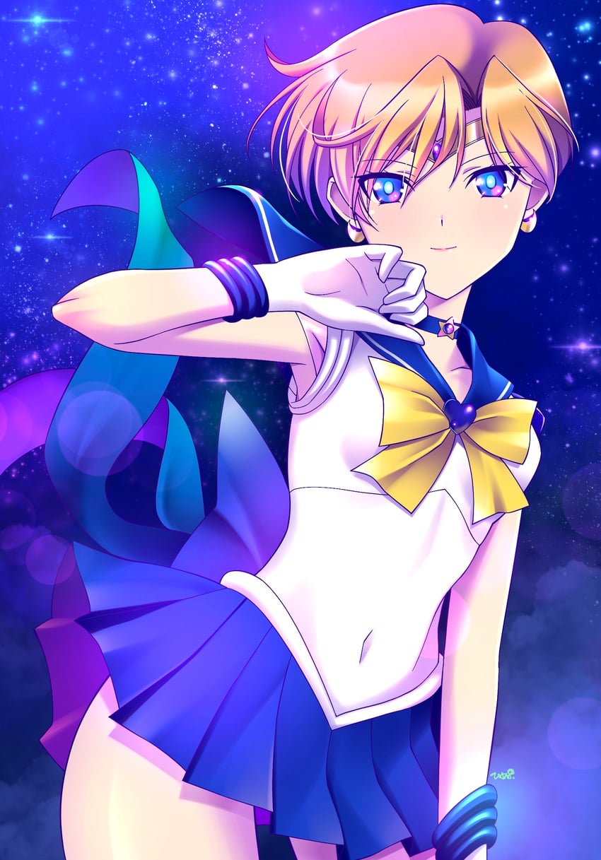 ten'ou haruka, sailor uranus, and super sailor uranus (bishoujo senshi sailor moon) drawn by himehachi_(hime8manga)
