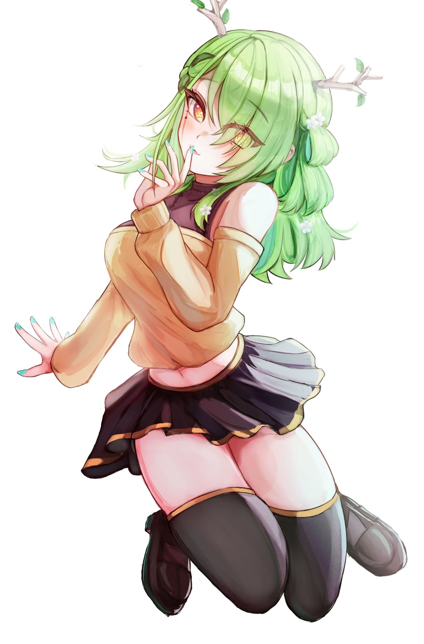ceres fauna (hololive and 1 more) drawn by psypolo_d