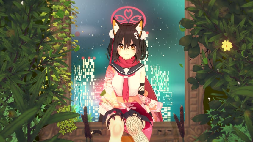 izuna (blue archive) drawn by ellenlaire
