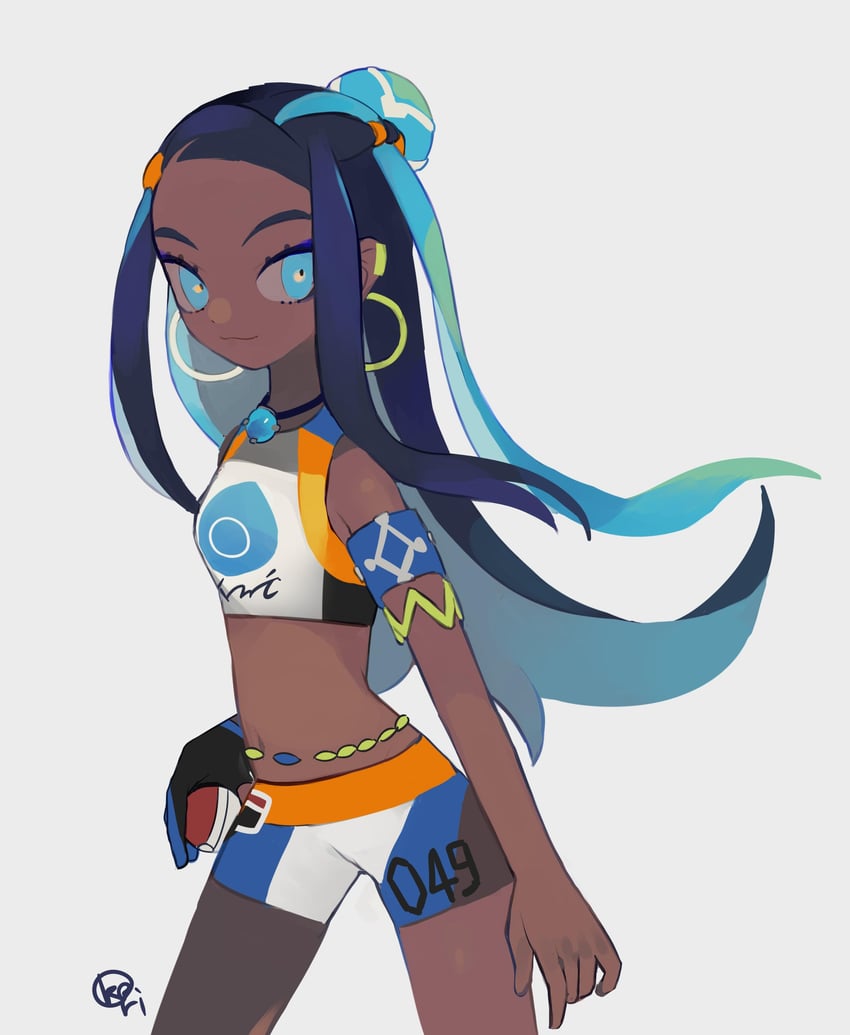 nessa (pokemon and 1 more) drawn by htn_nm