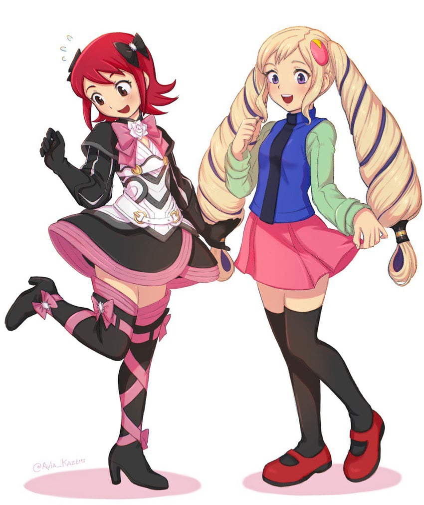 elise and mayl sakurai (fire emblem and 3 more) drawn by ayla_kazemi