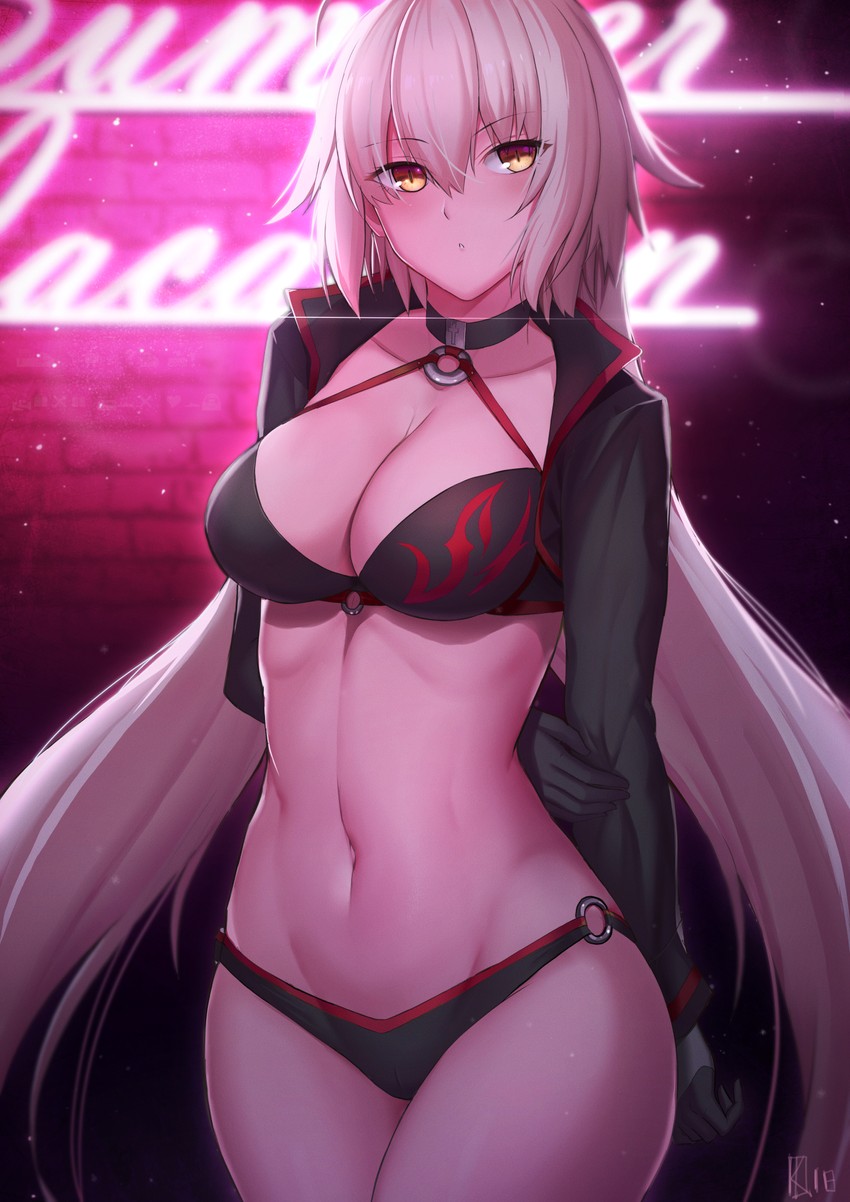 jeanne d'arc alter (fate and 1 more) drawn by kakeku