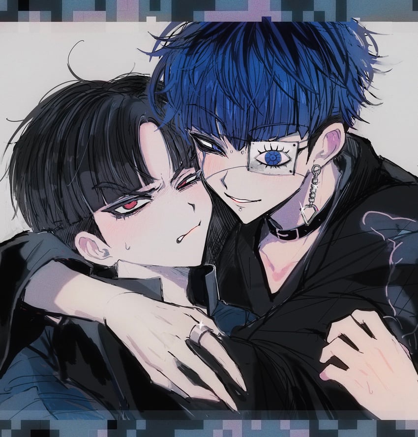 omokage yugamu and maruko gaku (the hundred line -last defense academy-) drawn by joonoyuki