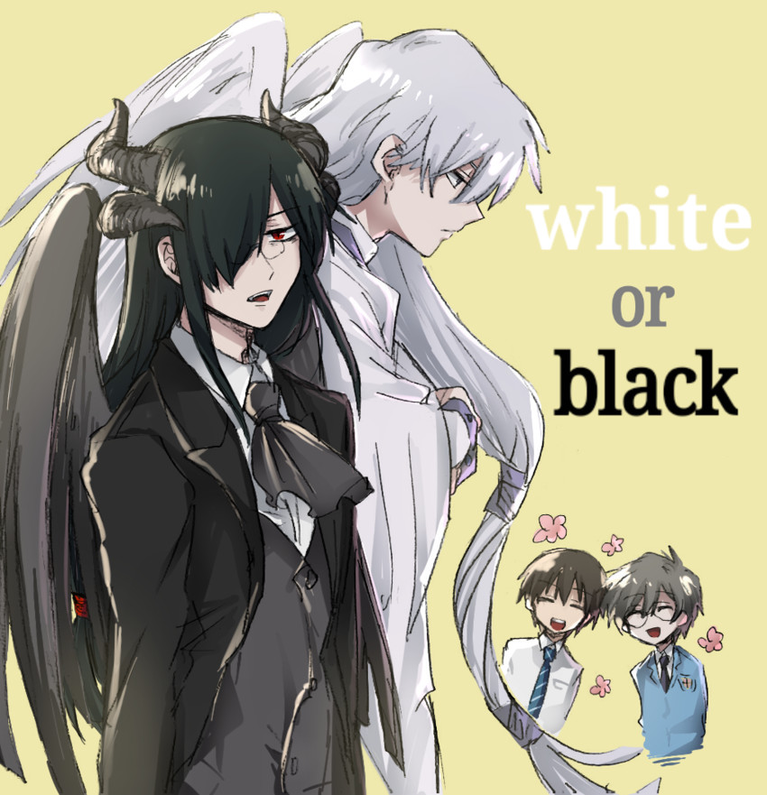 yue, tsukishiro yukito, takiya makoto, and fafnir (cardcaptor sakura and 1 more) drawn by ichiko_shinachiku_(47c915)