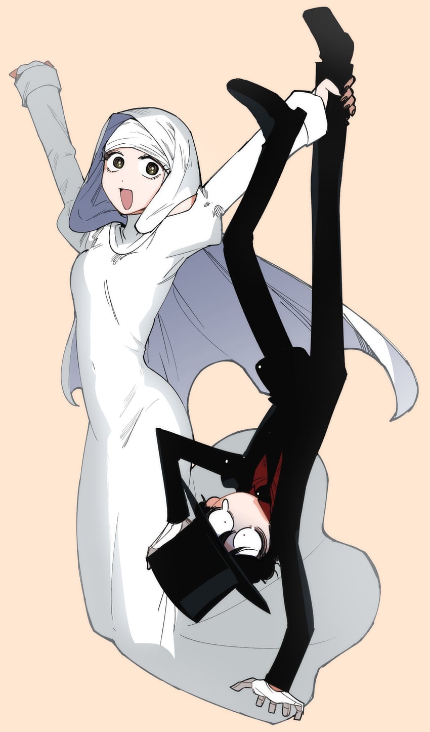 bocchan and sade (shinigami bocchan to kuro maid) drawn by inoue_koharu