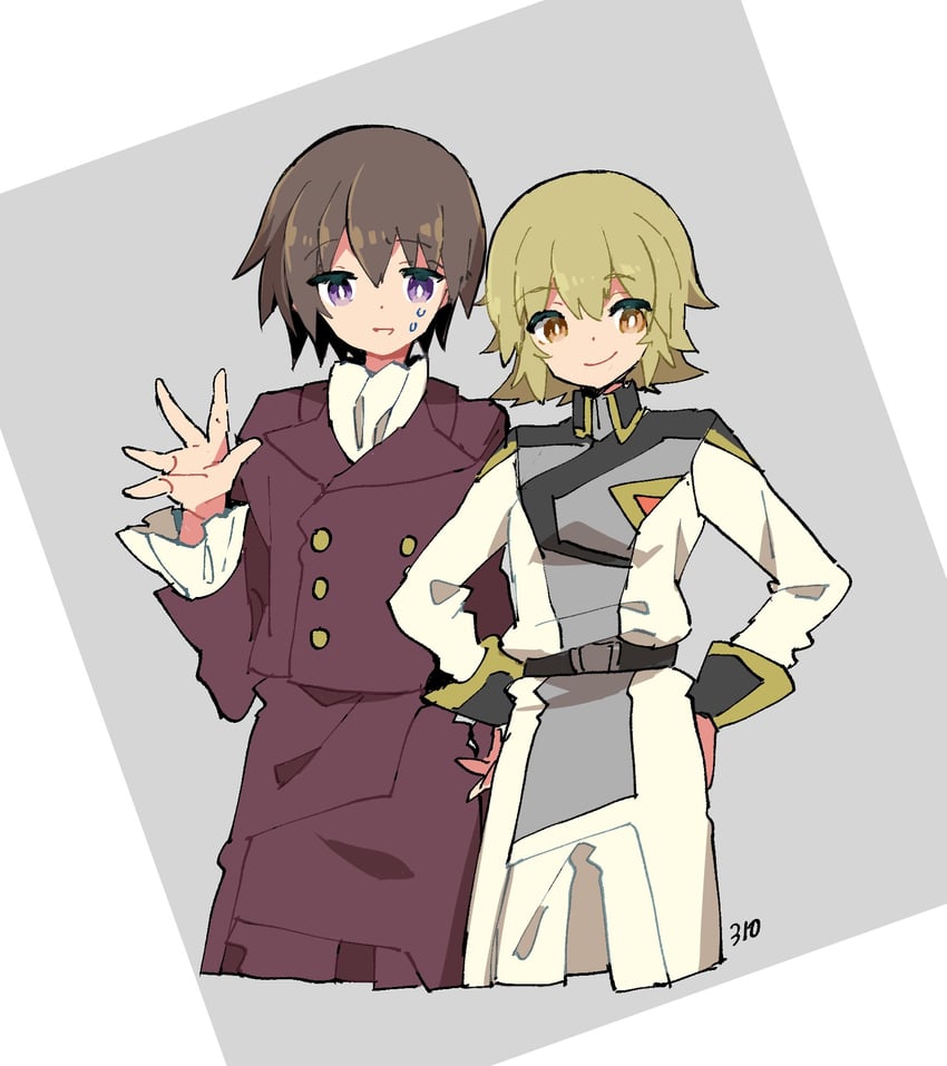 cagalli yula athha and kira yamato (gundam and 3 more) drawn by 310_ill