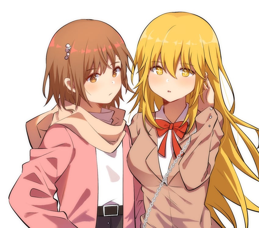 misaka mikoto and shokuhou misaki (toaru majutsu no index and 2 more) drawn by maisuiren