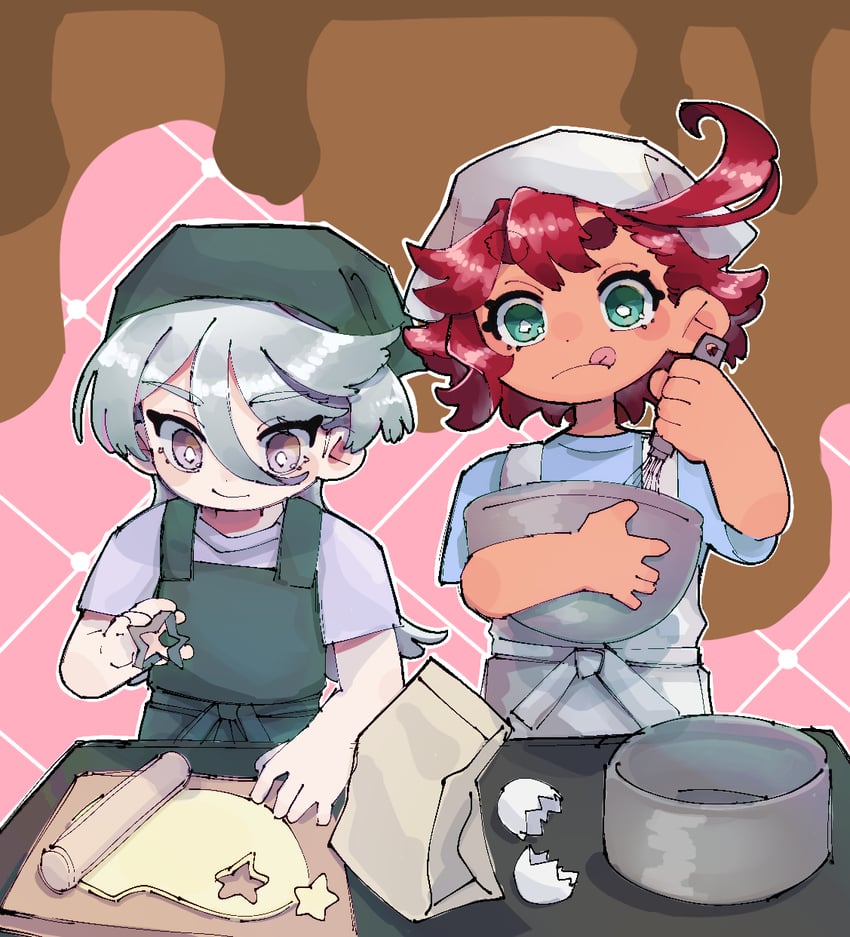 suletta mercury and miorine rembran (gundam and 1 more) drawn by i7go34