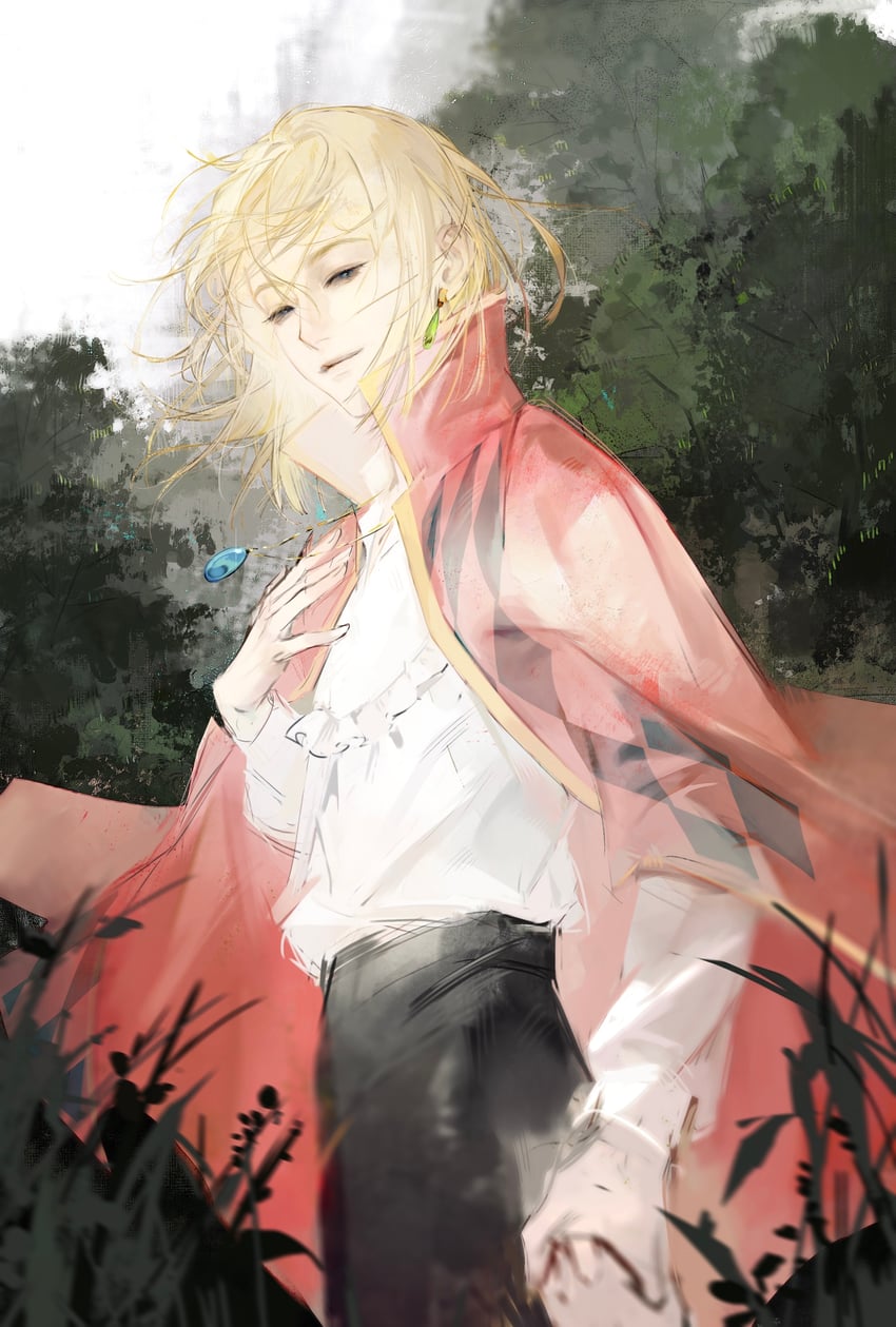 howl pendragon (howl no ugoku shiro) drawn by sxx7_sxx7