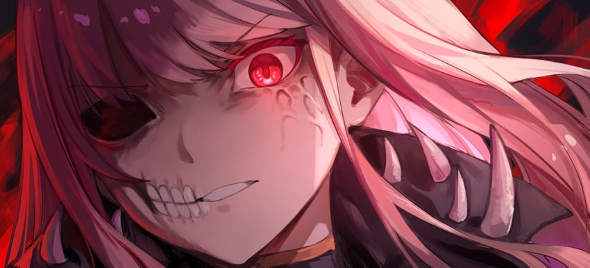 mori calliope, death, and grim reaper (hololive and 1 more) drawn by rakku_(rkrmz0n)
