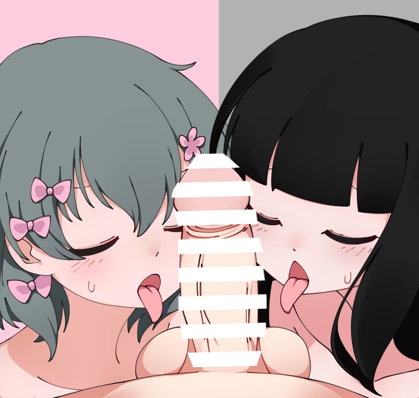 kurari-chan and osage (iyowa girls and 2 more) drawn by nazunobasho