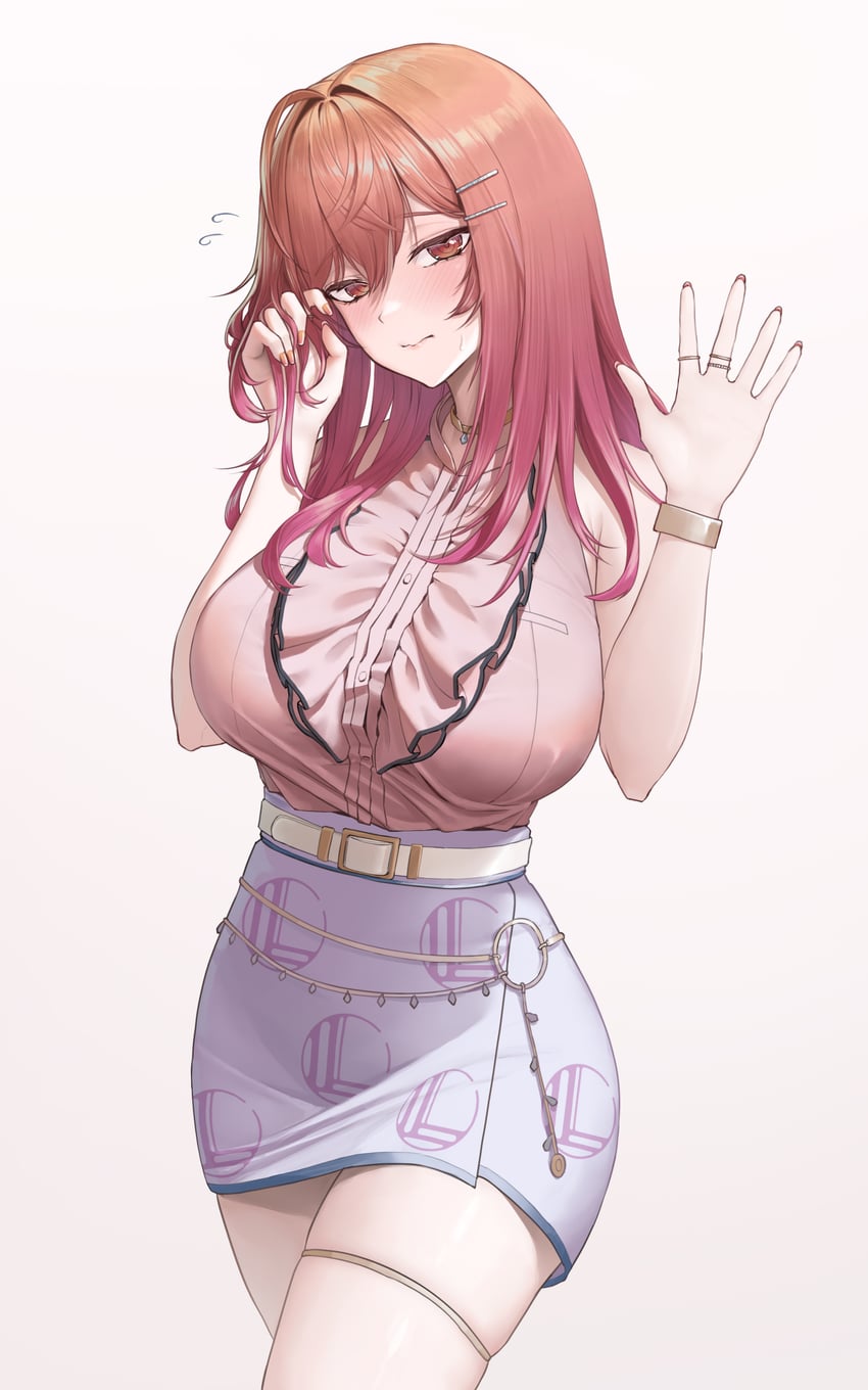 ichijou ririka (hololive and 1 more) drawn by steelball_(jwk76806995)