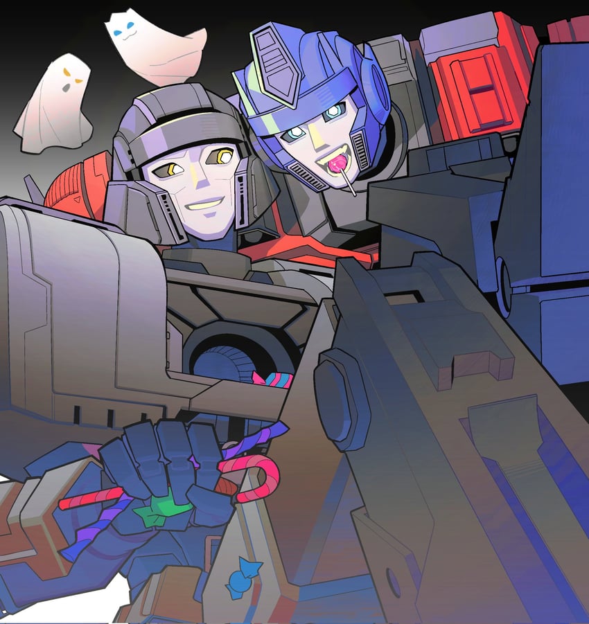 orion pax and d-16 (transformers and 1 more) drawn by chi_zhenjiao