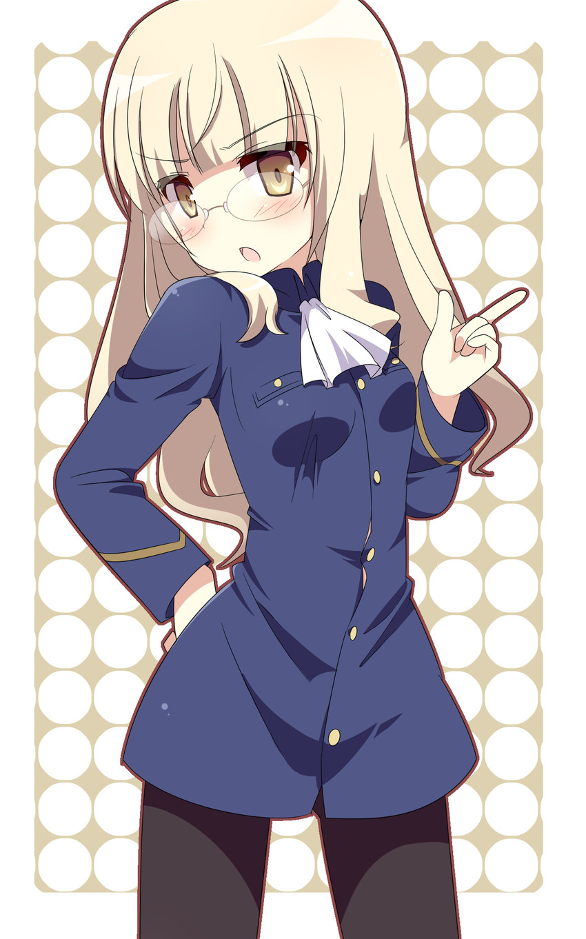 perrine h. clostermann (world witches series and 1 more) drawn by kimoko