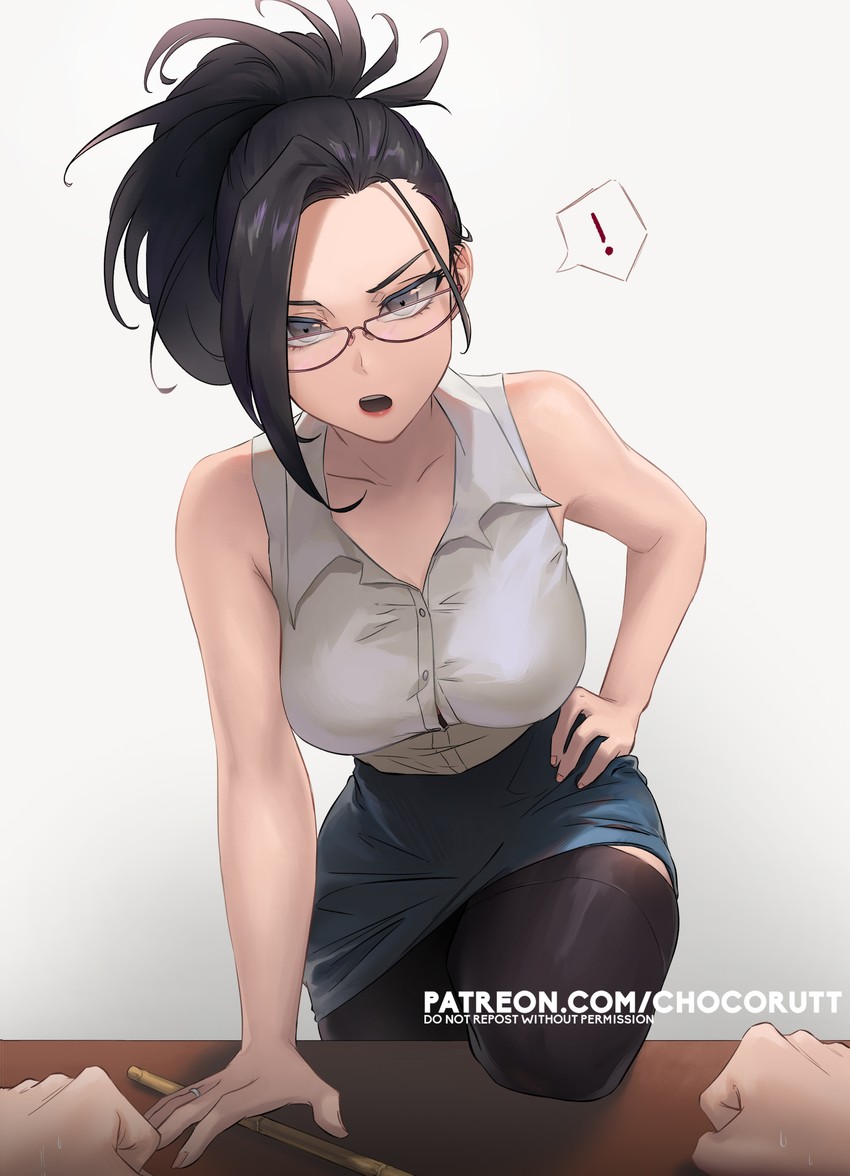yaoyorozu momo (boku no hero academia) drawn by chocorut