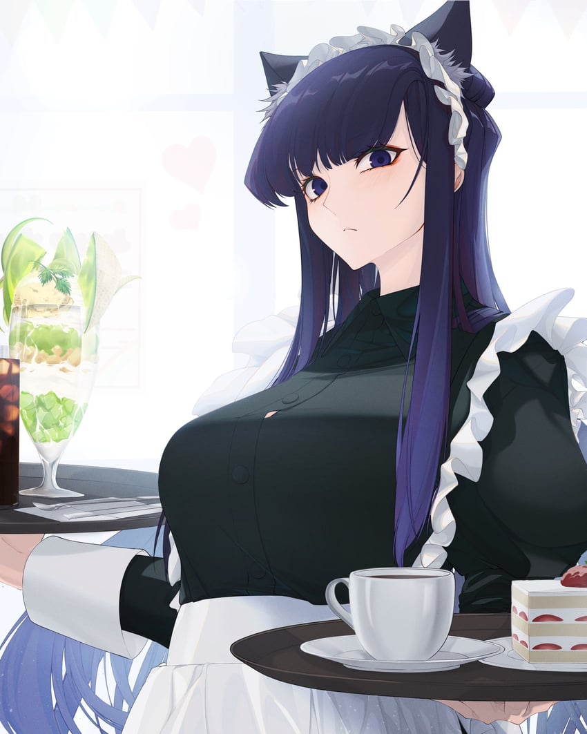 komi shouko (komi-san wa komyushou desu) drawn by chuuni227